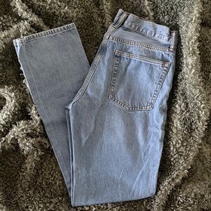 GAP Men's Straight Jeans in Light Blue Denim- 30x34